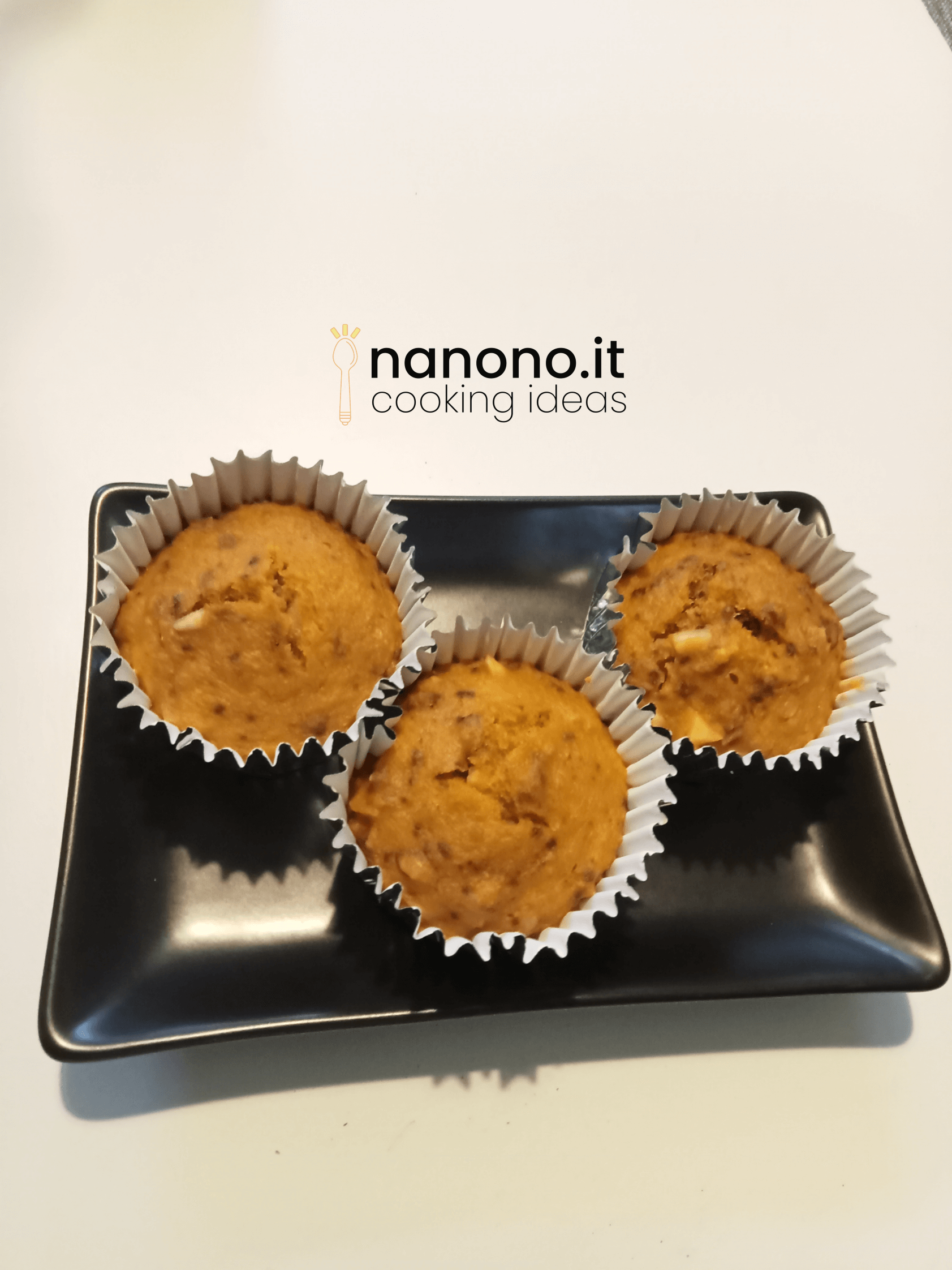 Muffin Carote e arancia con noci