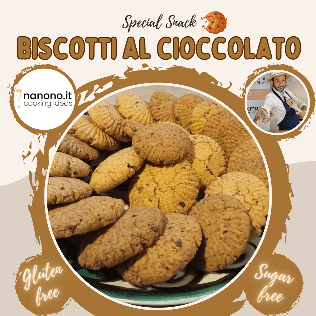 Biscotti al cioccolato per la Merenda dei bambini