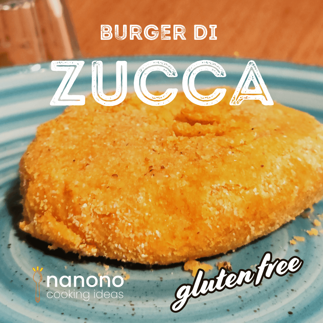 Burger di zucca senza glutine