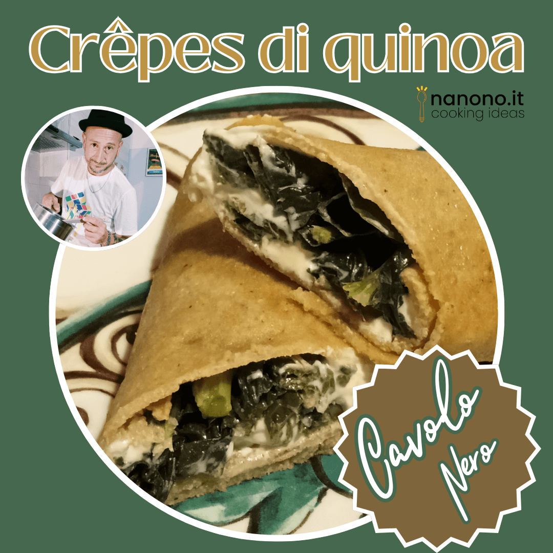 Crêpes di quinoa al cavolo nero