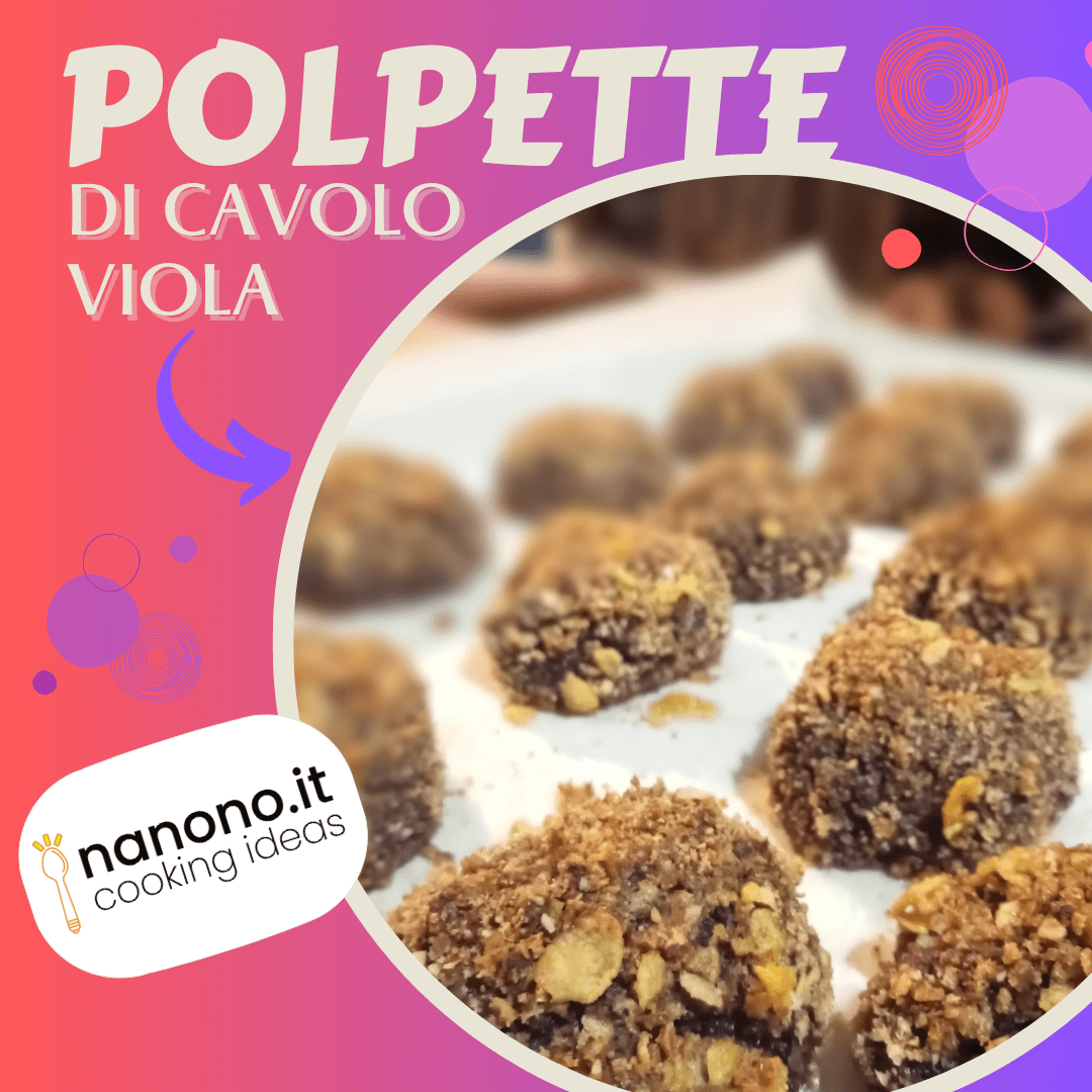 polpette di cavolo viola