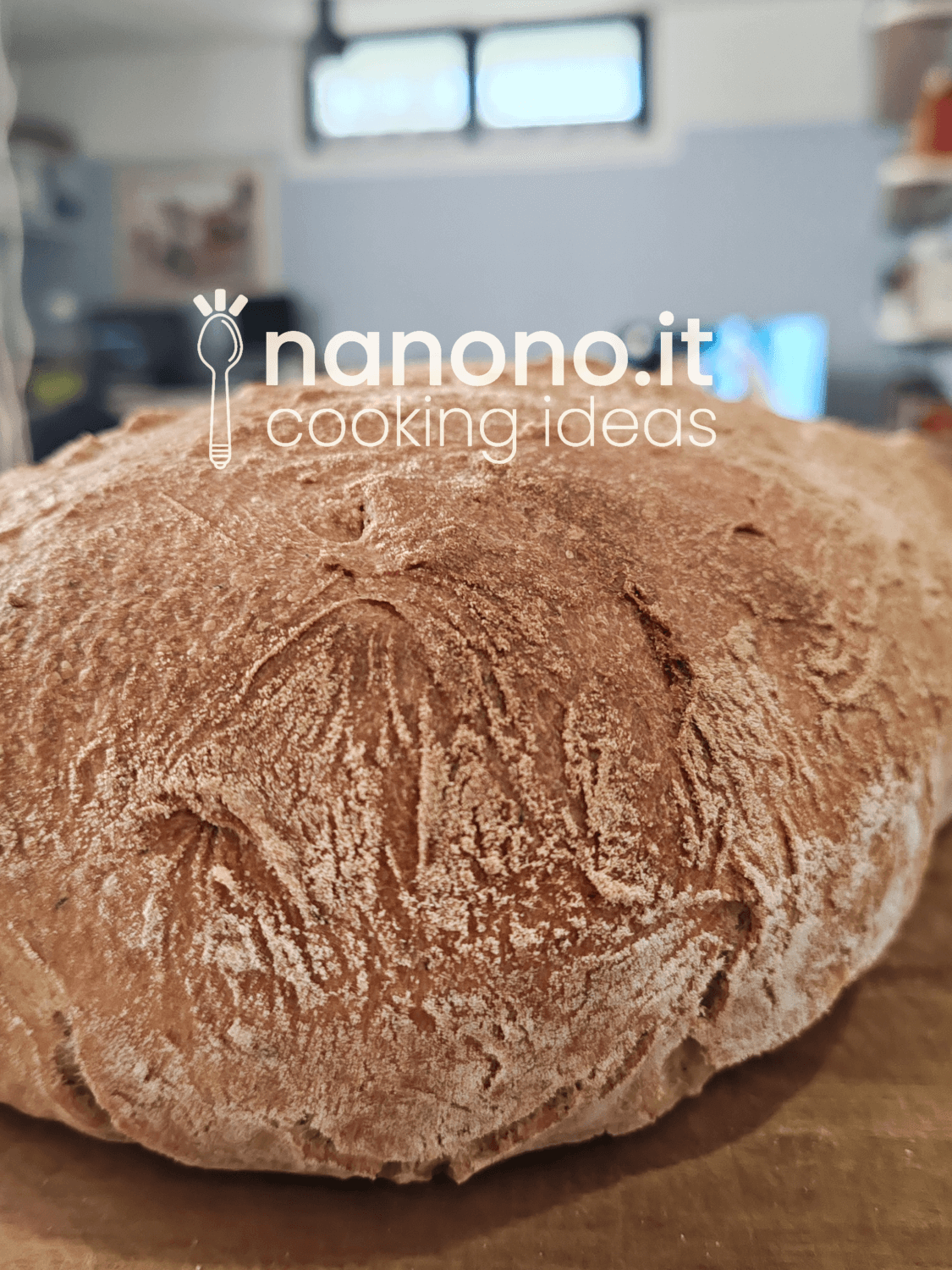 Pane semi integrale di avena e farro