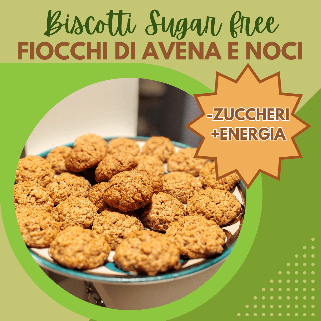 biscotti ai fiocchi d'avena e noci