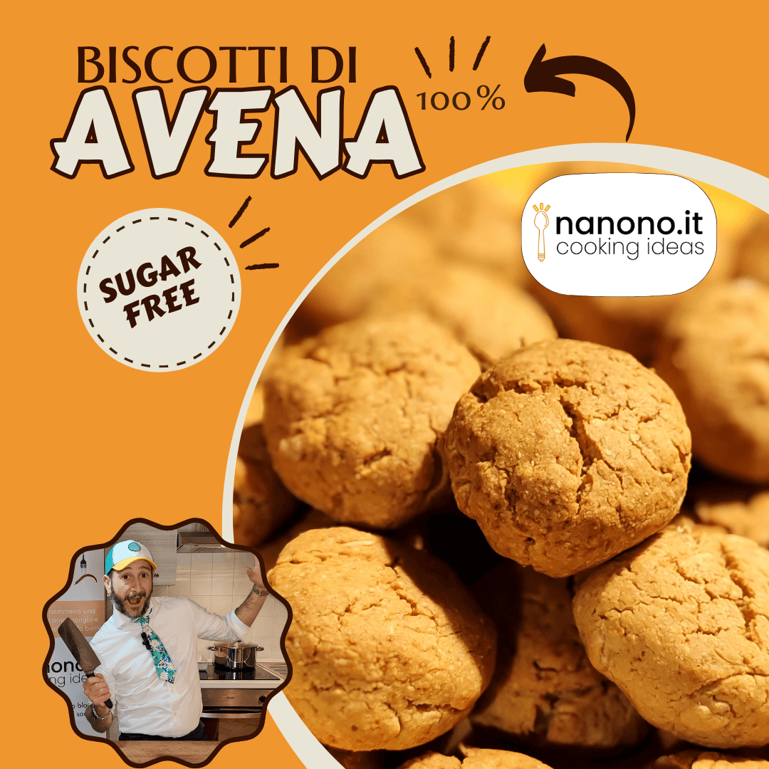 Biscotti di avena senza zucchero al limone