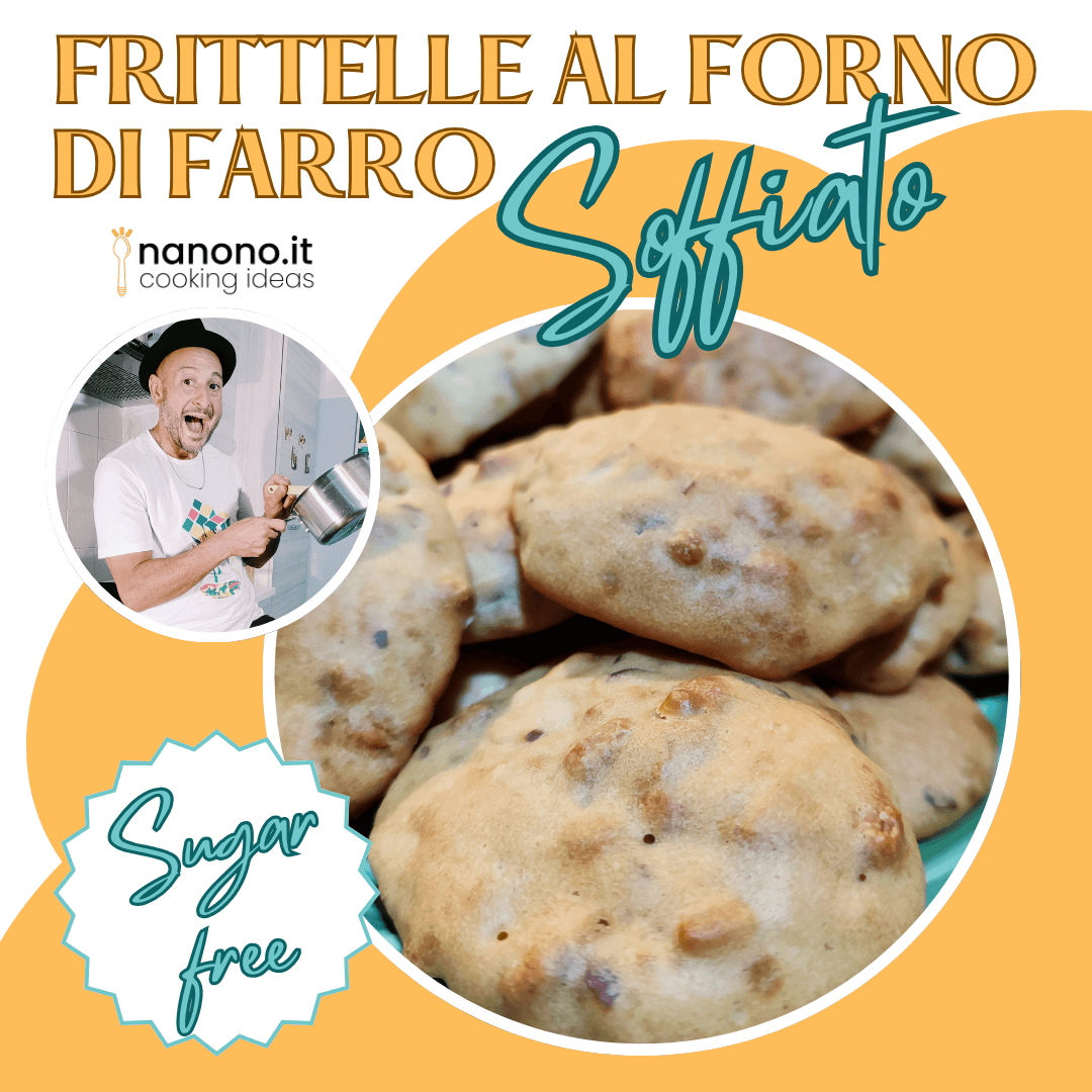 Frittelle al forno di farro soffiato