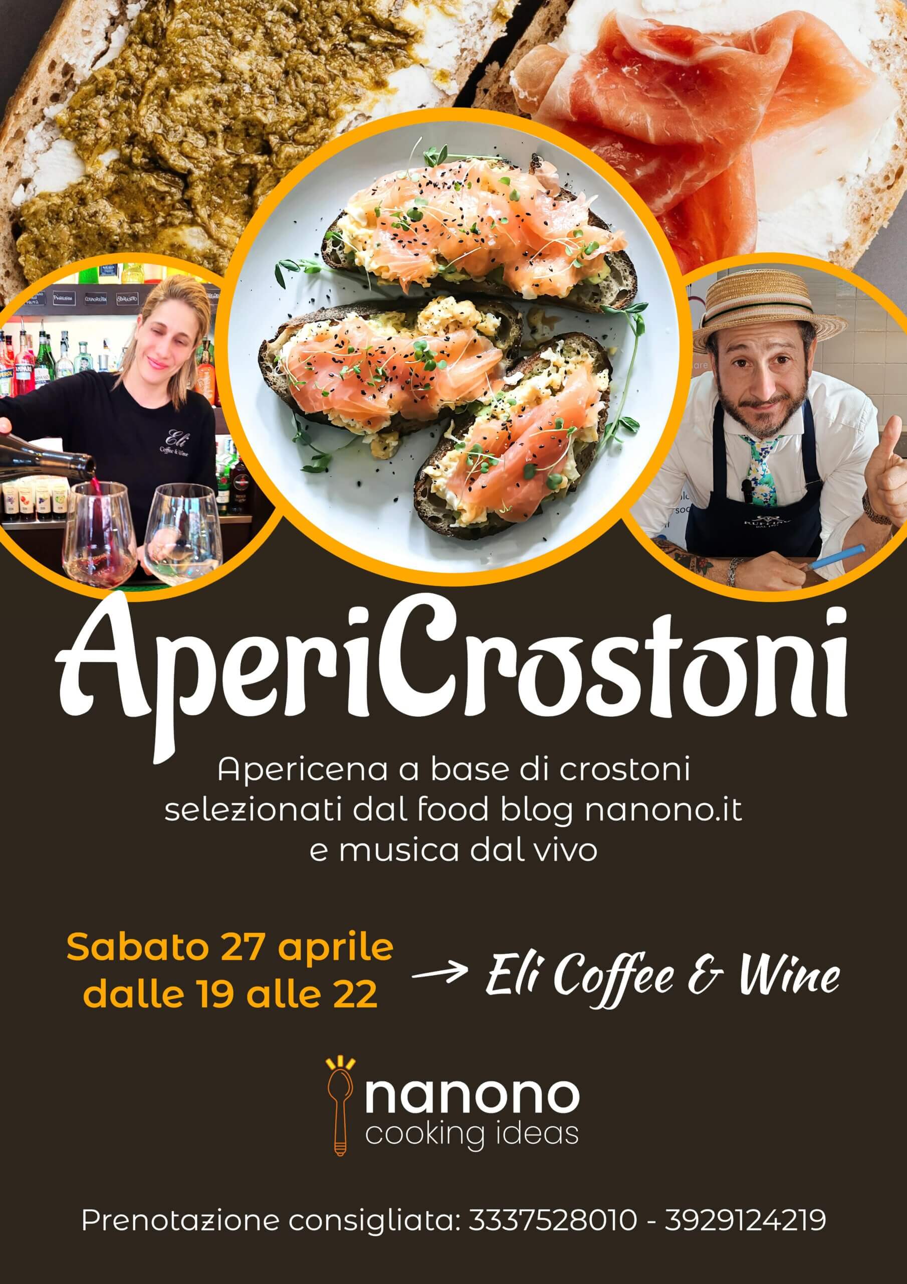 Apericrostoni, un nuovo evento nanono.it: Sabato 27 aprile