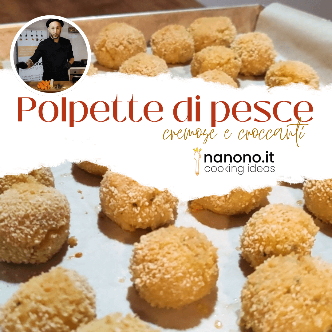 Polpette di pesce e patate al forno